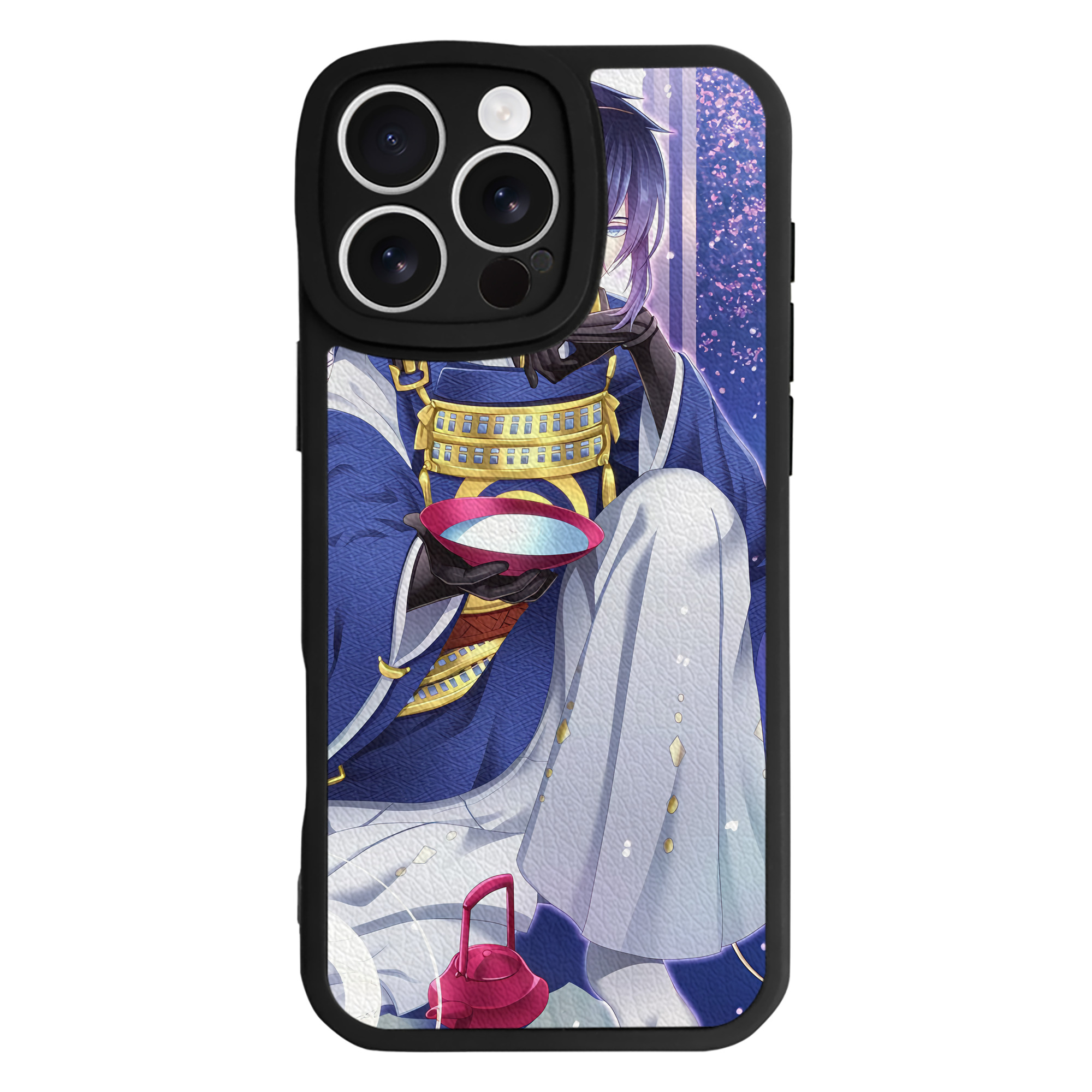 （画像用） 刀剣乱舞 Touken Ranbu 【iPhone 16シリーズ対応】シリコンスマホケース（レザー調） 材質：シリコン